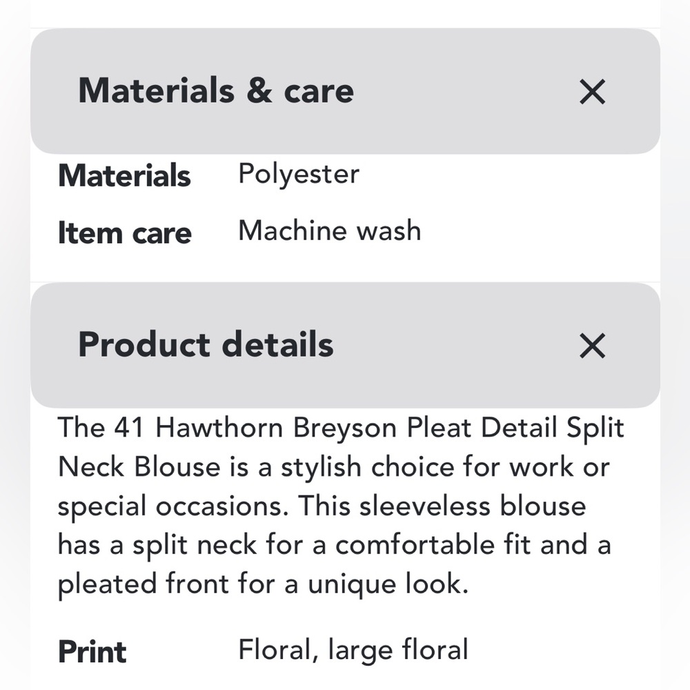 Hawthorn Sleeveless Blouse - Picture 14 of 14